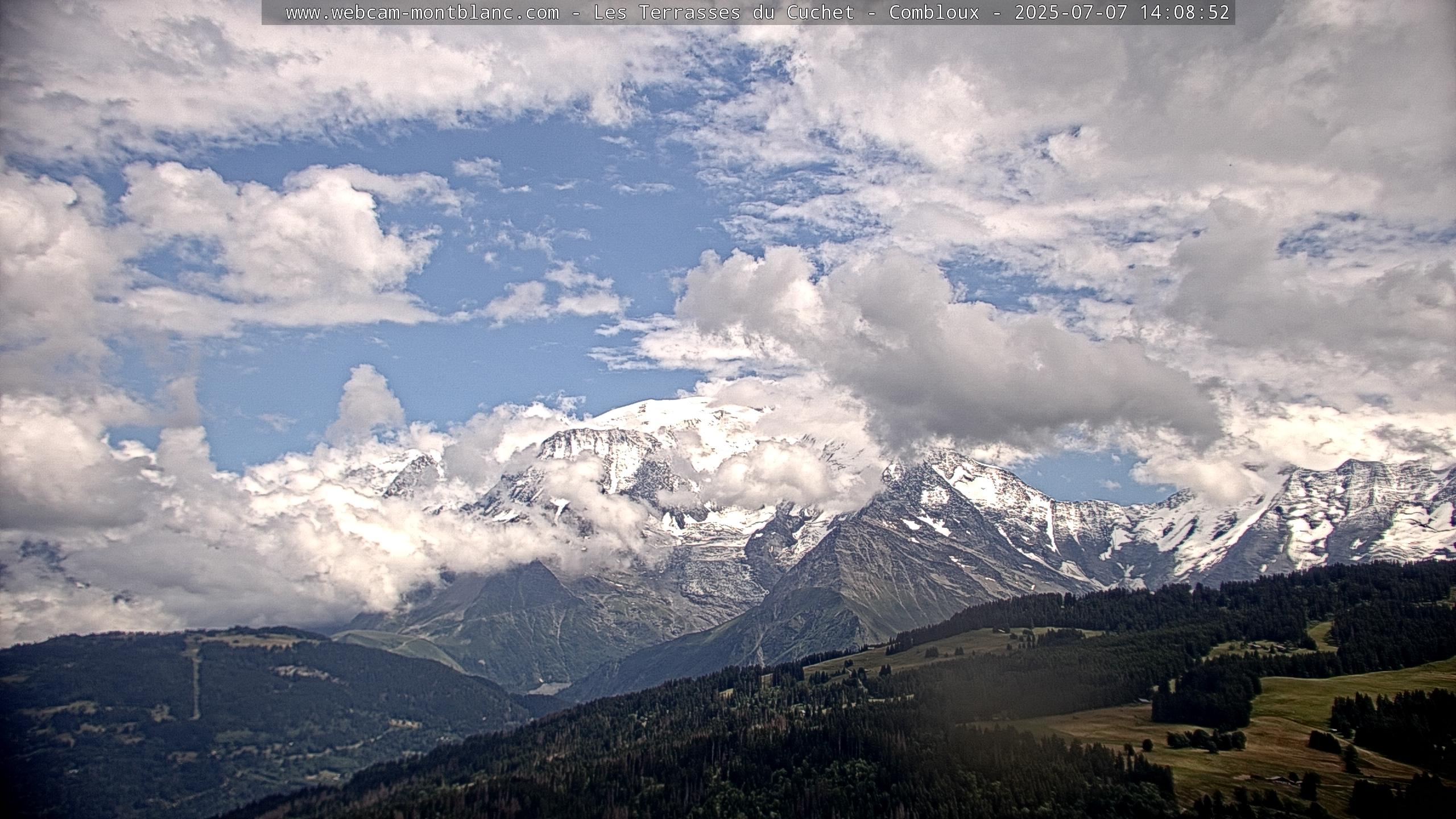 Vue du Mont-Blanc