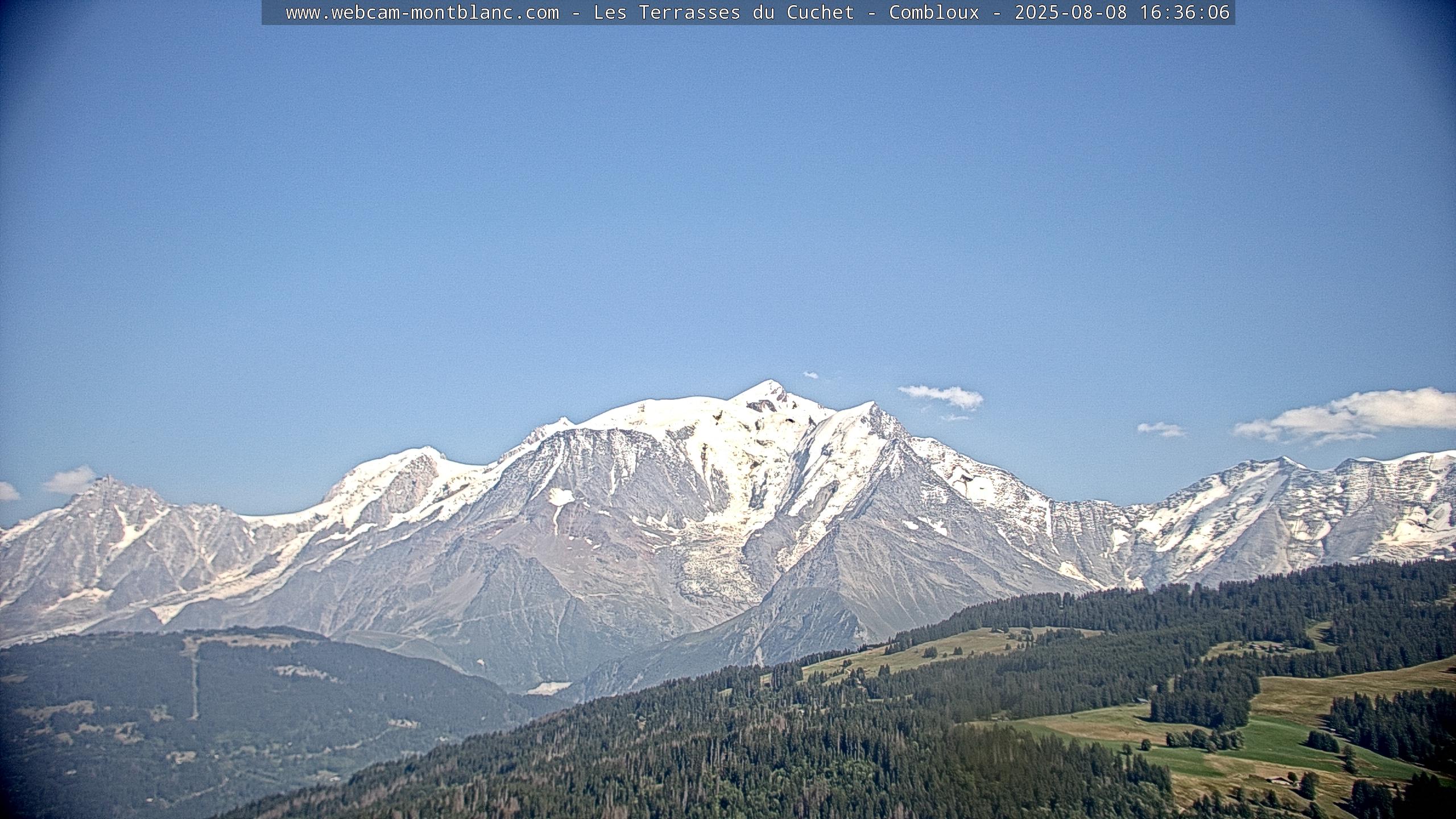 Vue du Mont-Blanc