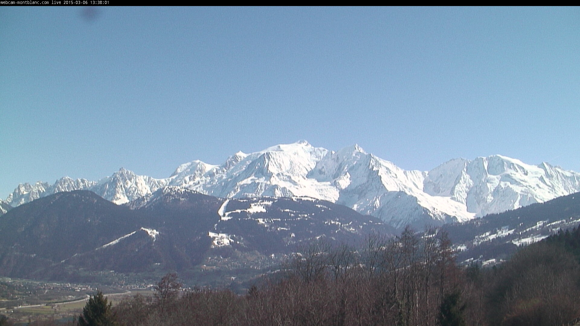 Webcam du Mont-Blanc